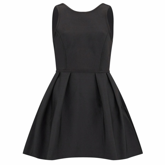 Samsoe & Samsoe | Berry Open Back Skater Dress in Black - Picture 2 of 12
